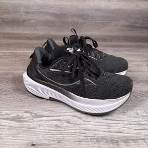 Saucony Echelon 8 Shoes Womens 8 Wide Black White Road Jogging Support